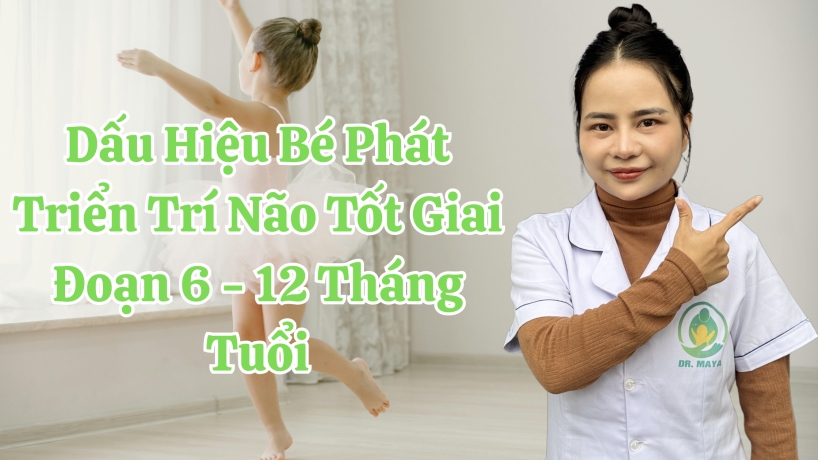 Dấu Hiệu Bé Phát Triển Trí Não Tốt Giai Đoạn 6 - 12 Tháng Tuổi